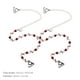 thumbnail image 2 of 1 par de Rhinestone Sujetador de mujer Correas Delicada Ajustable Rhinestone Bra Correa, 2 of 5