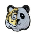 thumbnail image 2 of Parches de panda de tigre con , apliques de lentejuelas para planchar en lentejuelas reversibles para coser ropa perfecl Pegatinas de parches de lentejuelas, 2 of 7