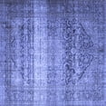 thumbnail image 1 of Ahgly Company Indoor Square Persian Blue Traditional Area Rugs, 6' Square, 1 of 4