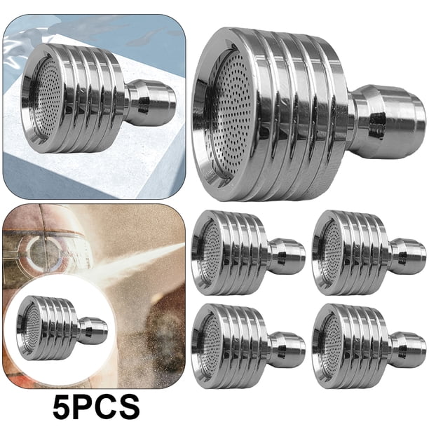 Boquilla 5 Uds. Rociador Alta Presión Enchufe Rápido 1/4 para Lavado Coches (0 3mm)