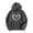 Dark Gray, variant on WREESH Womens Fashion Hoodie Valentine's Day Heart Print Round Neck Long Sleeve Hooded T-Shirt Loose Tops Blouse Gray