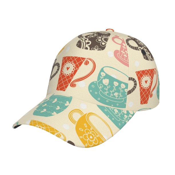 Fotbe Vintage Cup Gorro Clásico de Béisbol, Gorra Ajustable con Broche Snapback, Gorro de Exterior de Algodón Suave