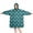 Dark Green Cartoon, variant on Wearable Oversized Blanket,Dark Green Cartoon Unicorn Pattern Wearable Blanket Hoodie for Adults,Cozy Hooded Blankets with Super Pockets,Super Warm Fuzzy Pullover for Women & Men