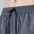 thumbnail image 5 of Gamivast Men's Baggy Techwear Cargo Pants Casual Lightweight Parachute Trousers with Flap Pockets Drawstring Elastic Waist Loose Fit Y2K Streetwear Dark Gray XXXXXL, 5 of 5