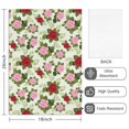 thumbnail image 2 of 2 Pcs Pioneer Flower Floral Print Pattern Kitchen Towels, Funny Microfiber Dish Towel Set, 18" X 26" Tea Towels, 2 of 6