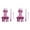 pink 2PCS, variant on 1 Set Double-Head DIY Knitting Tool Knit Spool Set Knitting Weaver