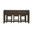 thumbnail image 6 of Liberty Furniture 4 Piece Set - Console Bar Table, 3 Stools - Satin Espresso, 6 of 9