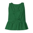 thumbnail image 7 of Mgmyaa Womens Tie Front Peplum Tops Bow Sleeveless Babydoll Dressy Blouse Summer Trendy Tank Tops Cute Casual, 7 of 7