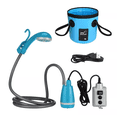 thumbnail image 2 of Regadera Portátil Eléctrica Exterior Con Bomba De Agua Azul, 2 of 4