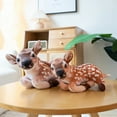 thumbnail image 6 of Lifelike Forest Animal Deer Toy Stuffed Simulation Sika Deer Plush Doll Kids Get To Know Animals Prop Room Decor Birthday Gift, 6 of 8