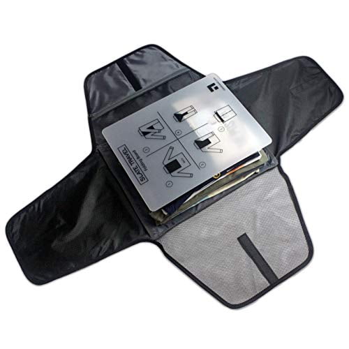 Slate Travel Garment Folder - 17 Packing Folder - Wrinkle Free Luggage Organizer