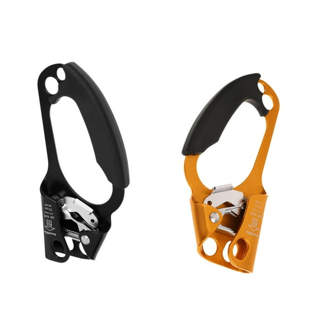 Espeleología Escalada El de y negro de oro y negro la adaptaciónción a cuerdas DYNWAVEMX Ascensor de mano trepador