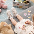 thumbnail image 6 of STQ Toddler Girl Shoes Wide Toe Box Girls Canvas Sneakers Zero Drop Kids Barefoot Shoes for School Preschool Daycare First Walking Indoor Outdoor, 6 of 6