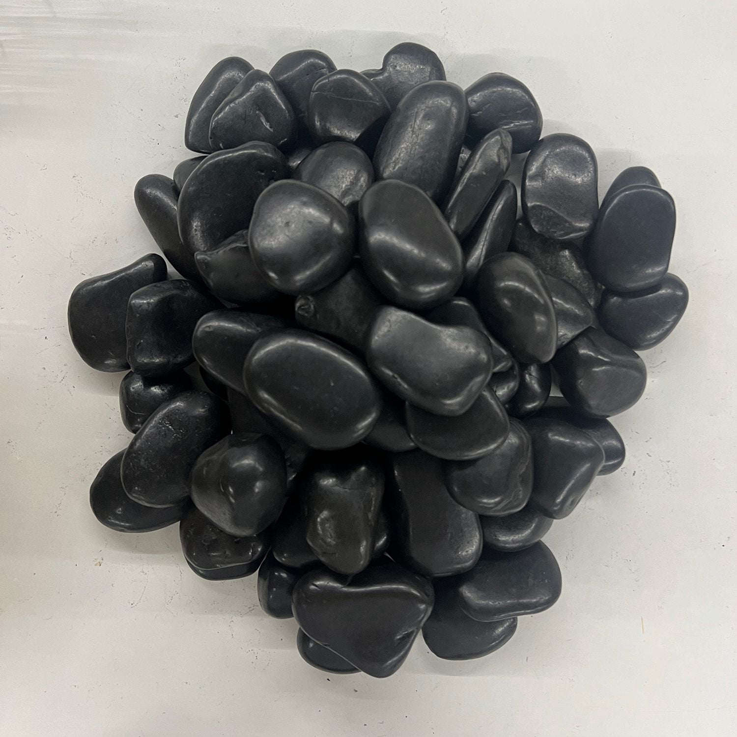 38lbs Black River Rocks, 2-3 inch Polished Pebbles for Plants, Vase Filler, Aquarium, Landscaping, Indoor Outdoor Decor