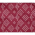 thumbnail image 4 of oneOone Cotton Flex Carmine Red Fabric Geometric Bandhani Sewing Fabric By The Yard Printed Diy Clothing Sewing Supplies 40 Inch Wide, 4 of 4