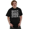 thumbnail image 4 of Best Dad Ever Worlds Coolest Father Men's Graphic T Shirt Tees Brisco Brands S, 4 of 7