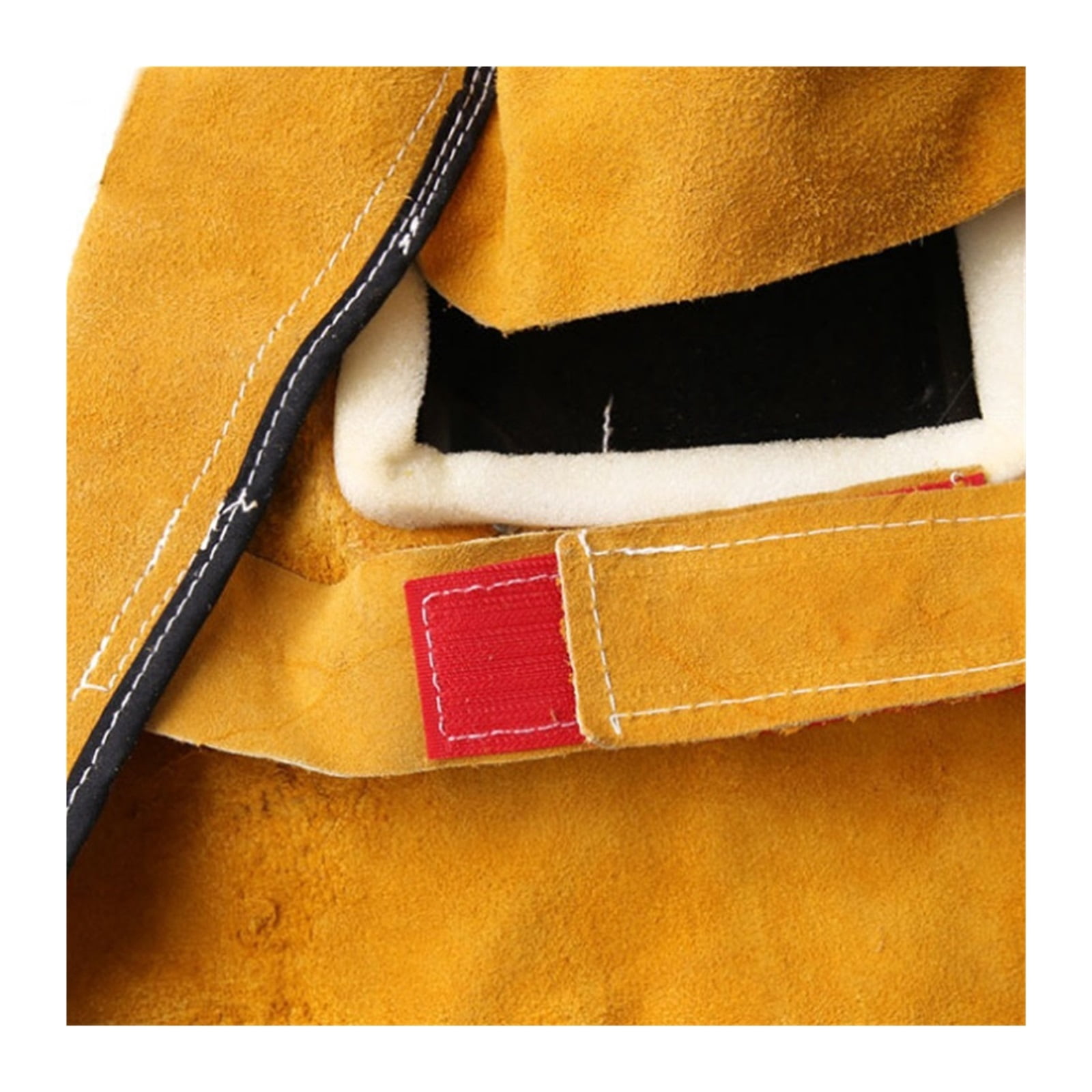 Leather Welding Helmet Auto-Darkening Filter Lens Face Mask Breathable Welder Security Protection Hood Helmet Welding Protector ,Widely Use