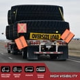 thumbnail image 5 of Uxcell orange Safety Flags for Trucks, 18x18" Warning Safety Flag with Buckle High Visibility 2 Pack, 5 of 7