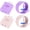 pink+purple, variant on 2Packs 45W Super Fast Charger Dual USB C Port Wall Charger Block with 10FT Type-C Cord for iPhone 17/16/15 Pro Max/Pro/Plus,Ipad (Lavender)
