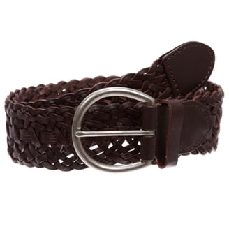Casual Riveted Studded Grommets & Studs Solid Leather Belt  display picture 1