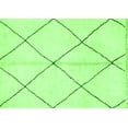 thumbnail image 1 of Ahgly Company Indoor Rectangle Solid Green Modern Area Rugs, 7' x 9', 1 of 4