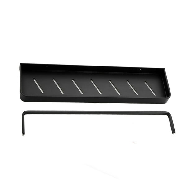 Yuarrent Estantes de una sola capa para ahorrar espacio, estante de almacenamiento de doble propósito, organizador de baño de aluminio autoadhesivo, Juegos de accesorios de baño Yuarrent HA066242-00