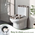 thumbnail image 5 of HELLHERO Elastic Fabric Lid Cover Set for Toilet for Bathroom Supplies Easter Toilet Seat Protector with Stretch 2 Pack, 5 of 7
