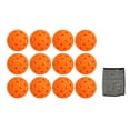 thumbnail image 1 of 12 Uds 74mm 40 agujeros Pickleballs PE plástico alta elasticidad Pickleball bolas con orificios para exteriores naranja YUNYI BRAND Deportes, 1 of 8