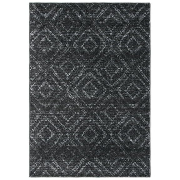 SAFAVIEH Adirondack Lecia Geometric Area Rug, Dark Grey/Grey, 2'6" x 4'