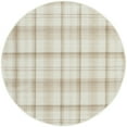 thumbnail image 2 of Nourison Grafix 4' x Round Ivory Beige Farmhouse Indoor Rug, 2 of 8