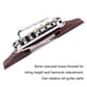 thumbnail image 5 of Sonducket Puente de sillín de guitarra con llave ajustable, kit de instrumentos de de aleación, accesorio para músico profesional principiante Accesorios para instrumentos musicales Sonducket OD025996-00, 5 of 6