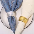 thumbnail image 2 of Miangastore Serviette Rings Metal 6Pcs 1.97x1.97x1.18in, 2 of 8
