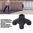thumbnail image 4 of Cane Quad Base, Cane Tip 4 Prong Shock Absorbing ABS Rubber  for Stability for 19mm Canes, 4 of 7