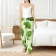 thumbnail image 4 of Balery Broccoli 3 Pantalones de pijama para mujer, pijamas ultraligeros, pantalones de estar por casa-3X-Large, 4 of 6