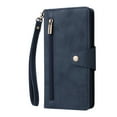 thumbnail image 2 of Allytech Wallet Case for Samsung Galaxy A32 5G 6.5" Phone (Not Galaxy A32 4G) - Cash Credit Card Slots Holder Folio Flip Cover Magnetic Hard Case Zipper Wallet Case for Samsung Galaxy A32 5G - Blue, 2 of 10