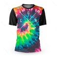thumbnail image 4 of Camiseta de manga corta para hombre, estilo holgado, para ciclismo de montaña, BMX, MTB, cross country, DH, motocicleta, jersey de motocross, 4 of 4