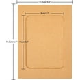 thumbnail image 3 of NOGIS 10 Pack Cardboard Picture Frames, 4x6 DIY Photo Hanging Kit with Wooden Clips and Paper String for Home Wall Decor（Brown）, 3 of 7
