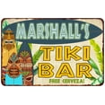 thumbnail image 1 of Marshall's TIKI BAR Island Sign Metal Wall Decor 8 x 12 High Gloss Metal 208120058334, 1 of 1