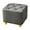 Gray 11.02x11.02x9.06in, variant on Jioakfa Small Square Footstool Ottoman Shoe Changing Stool Foot Stool Sofa Tea Stool Seating Chair Footrest For Bedside Living Room Nursery Coffee 11.02X11.02X9.06In