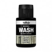 Model Wash Black Paint 35ml Highly Pigmented Acrylic Water Proof Durable Acrylicos Vallejo