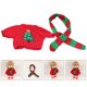 thumbnail image 4 of KAKOWELY 1 juego de suéter decorativo para muñeca, adorable minibufanda, resistente al desgaste, accesorio para muñeca, 4 of 5