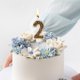 thumbnail image 5 of Vela de cumpleaños con número dorado y diseño de macarrón de perlas para decoración de tarta S, vela de cera dorada de lujo para fiestas y accesorios fotográficos, 5 of 5