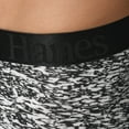 thumbnail image 6 of Hanes Originals Men's SuperSoft Boxer Brief Underwear Pack, Black/Grey/Print, 3-Pack, 6 of 8