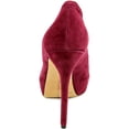 thumbnail image 5 of Vince Camuto Lorimina Women US 6.5 Burgundy Peep Toe Platform Heel, 5 of 5