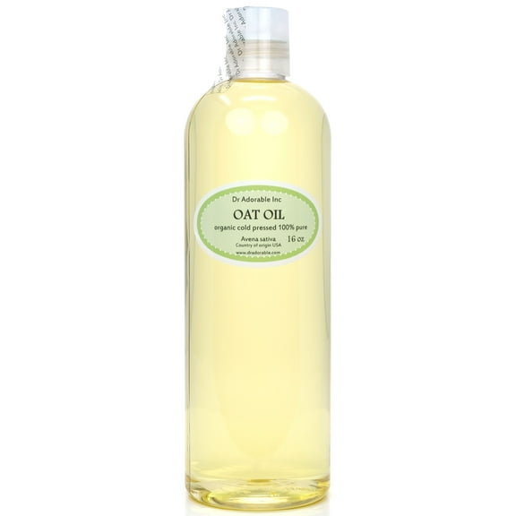 Dr Adorable - 16 oz - Oat Oil - 100% Pure Organic Cold Pressed Natural