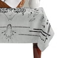 thumbnail image 4 of Grey Butterfly Table Cloth Waterproof Tablecloths, Vintage Boho Spring Floral Botancial Tablecloth Dining Table Cover for Kitchen Party Tabletop Outdoor, Rectangle Tablecloth 52x70 Inch, 4 of 9