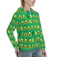 thumbnail image 2 of KLL Cartoon Fruit 1 for Womens Pullover Hoodie with Pocket Hooded Long Sleeve Shirts Sweatshirt for Women-Small, 2 of 7