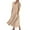 Khaki, variant on Elainilye Fashion Summer Dresses for Women 2024 Solid Color Casual Sleeveless Round Neck Dress with Pocket Maxi Sundress,Purple