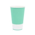 thumbnail image 6 of Restpresso 16 oz Light Green Paper Coffee Cup - Ripple Wall - 3 1/2" x 3 1/2" x 5 1/2" - 25 count box, 6 of 10