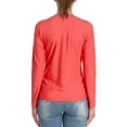 thumbnail image 6 of Beautyin Women's Long Sleeves Rash Guards Top Side Adjustable Athletic Shirt, 6 of 7
